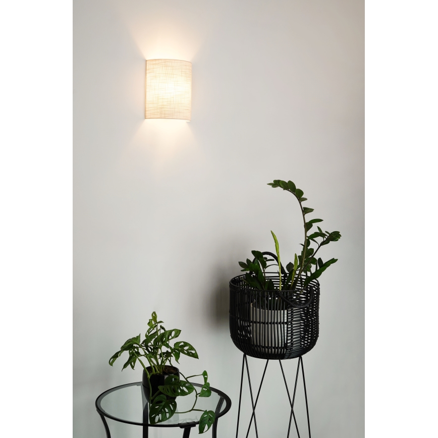 Brilagi - Nástěnné svítidlo SEMI 1xE27/15W/230V pr. 20 cm šedá