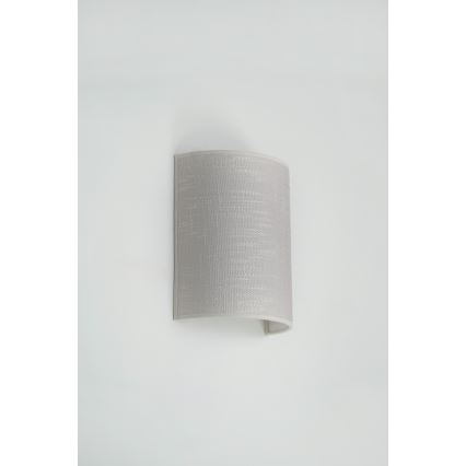 Brilagi - Nástěnné svítidlo SEMI 1xE27/15W/230V pr. 20 cm šedá