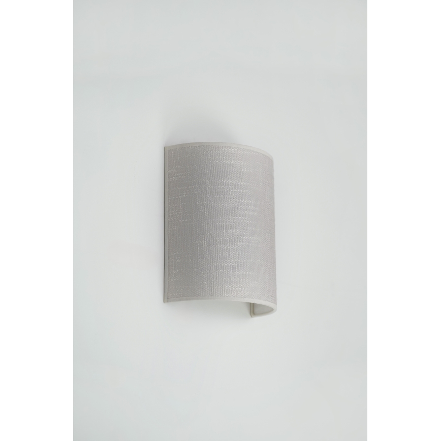 Brilagi - Nástěnné svítidlo SEMI 1xE27/15W/230V pr. 20 cm šedá