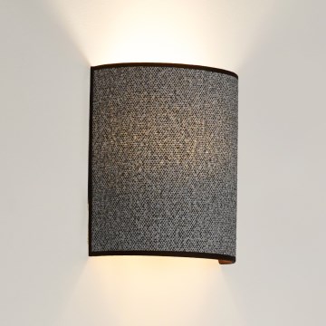 Brilagi - Nástěnné svítidlo SEMI 1xE27/15W/230V pr. 20 cm šedá