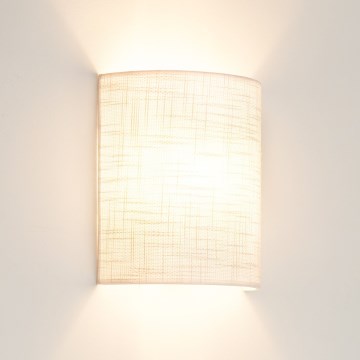 Brilagi - Nástěnné svítidlo SEMI 1xE27/15W/230V pr. 20 cm světle šedá