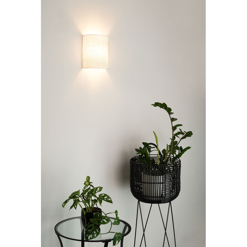 Brilagi - Nástěnné svítidlo SEMI 1xE27/15W/230V pr. 20 cm světle šedá