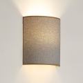 Brilagi - Nástěnné svítidlo SEMI 1xE27/15W/230V pr. 20 cm světle šedá