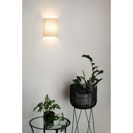 Brilagi - Nástěnné svítidlo SEMI 1xE27/15W/230V pr. 20 cm tmavě šedá