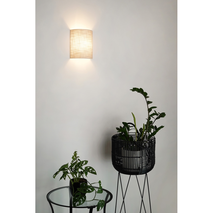 Brilagi - Nástěnné svítidlo SEMI 1xE27/15W/230V pr. 20 cm tmavě šedá