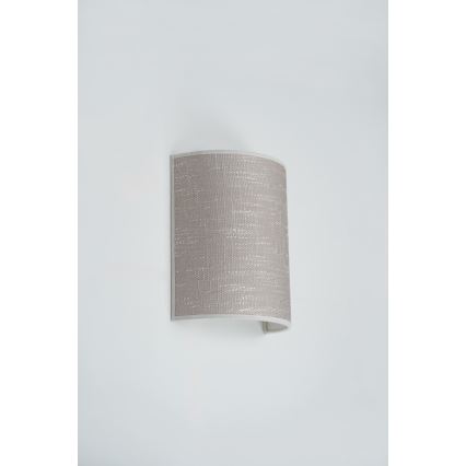 Brilagi - Nástěnné svítidlo SEMI 1xE27/15W/230V pr. 20 cm tmavě šedá