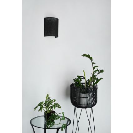Brilagi - Nástěnné svítidlo SEMI CIRCLE 1xE27/15W/230V černá