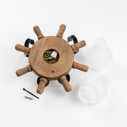 Brilagi - Nástěnné svítidlo TIMONA 2xE14/40W/230V buk