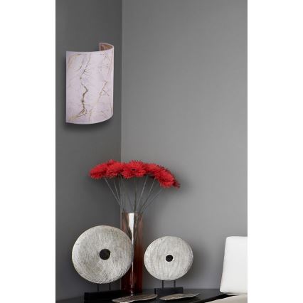 Brilagi - Nástěnné svítidlo VELVET 1xE27/40W/230V bílá/zlatá