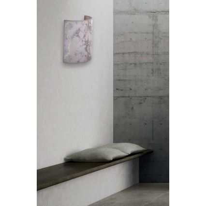 Brilagi - Nástěnné svítidlo VELVET 1xE27/40W/230V šedá/zlatá