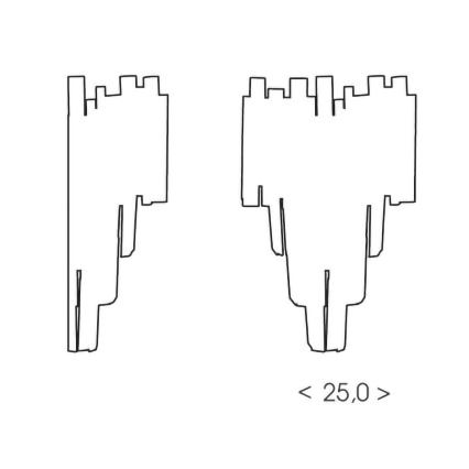 BRILAGI - Nástěnné svítidlo VERVE 2xE14/40W/230V černá