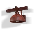 BRILAGI - Nástěnné svítidlo VIRIONI 1xE27/60W/230V měděná/patina