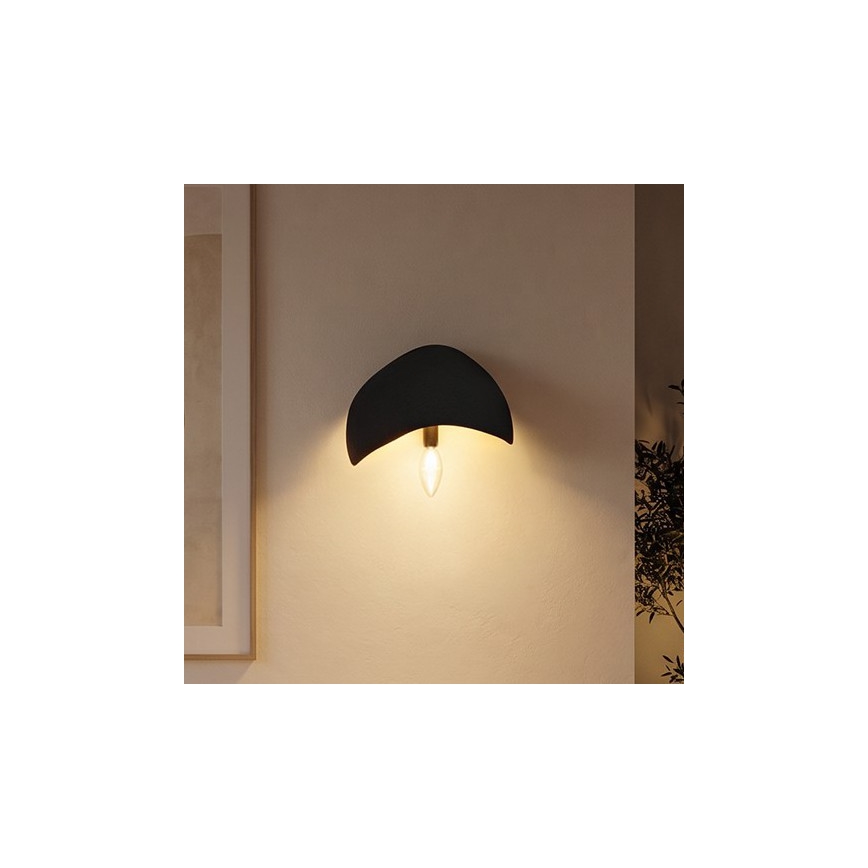 Brilagi - Nástěnné svítidlo WABI SABI 1xE14/40W/230V černá