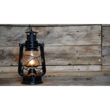 Brilagi - Petrolejová lampa LANTERN 19 cm černá