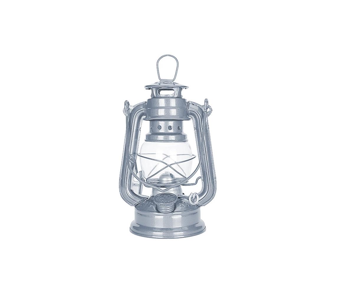 Brilagi Brilagi - Petrolejová lampa LANTERN 19 cm stříbrná 