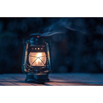 Brilagi - Petrolejová lampa LANTERN 19 cm tmavě modrá