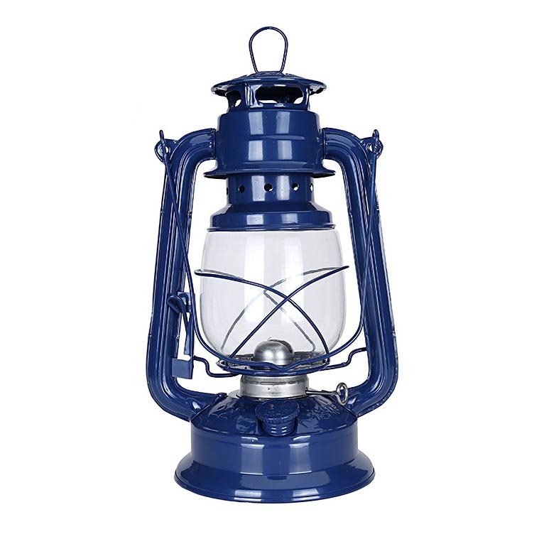 Brilagi - Petrolejová lampa LANTERN 28 cm tmavě modrá