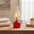 Brilagi - Petrolejová lampa MERLIN červená
