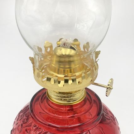 Brilagi - Petrolejová lampa MERLIN červená