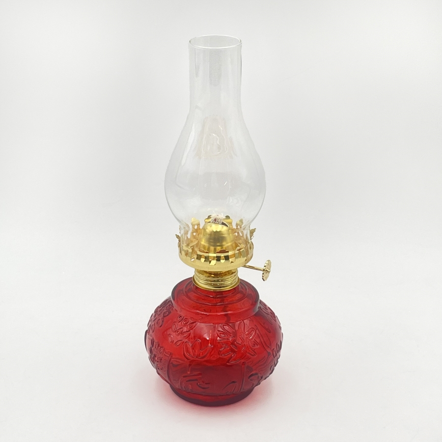Brilagi - Petrolejová lampa MERLIN červená