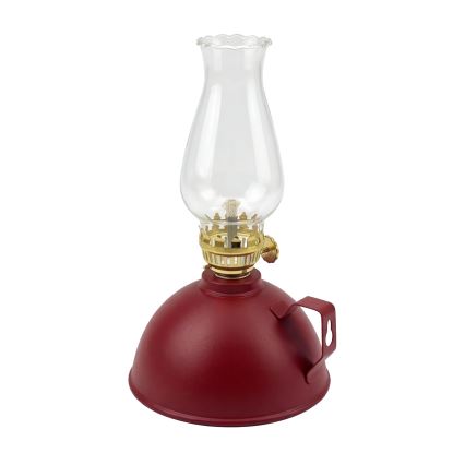 BRILAGI - Petrolejová lampa MERLIN červená