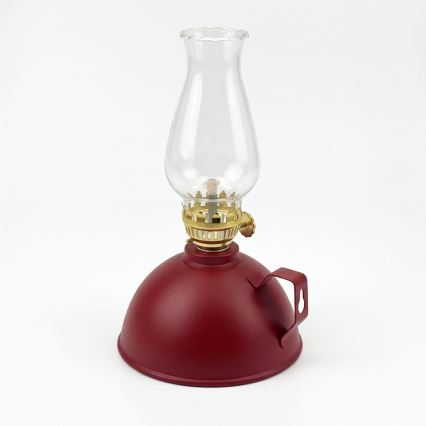 BRILAGI - Petrolejová lampa MERLIN červená