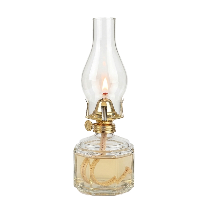 Brilagi - Petrolejová lampa MERLIN čirá