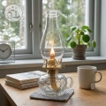 Brilagi - Petrolejová lampa MERLIN čirá
