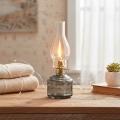 Brilagi - Petrolejová lampa MERLIN kouřová/šedá