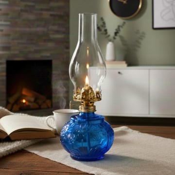 Brilagi - Petrolejová lampa MERLIN modrá