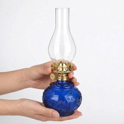 Brilagi - Petrolejová lampa MERLIN modrá