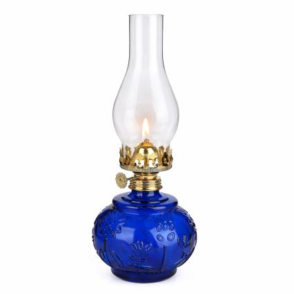 Brilagi - Petrolejová lampa MERLIN modrá