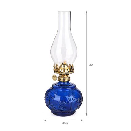 Brilagi - Petrolejová lampa MERLIN modrá