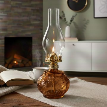 Brilagi - Petrolejová lampa MERLIN oranžová