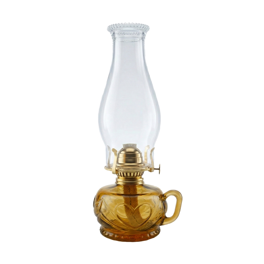 BRILAGI - Petrolejová lampa MERLIN oranžová