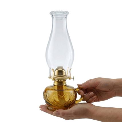 BRILAGI - Petrolejová lampa MERLIN oranžová