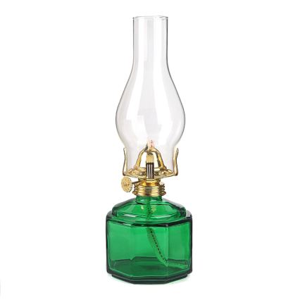 Brilagi - Petrolejová lampa MERLIN zelená