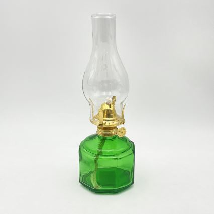 Brilagi - Petrolejová lampa MERLIN zelená