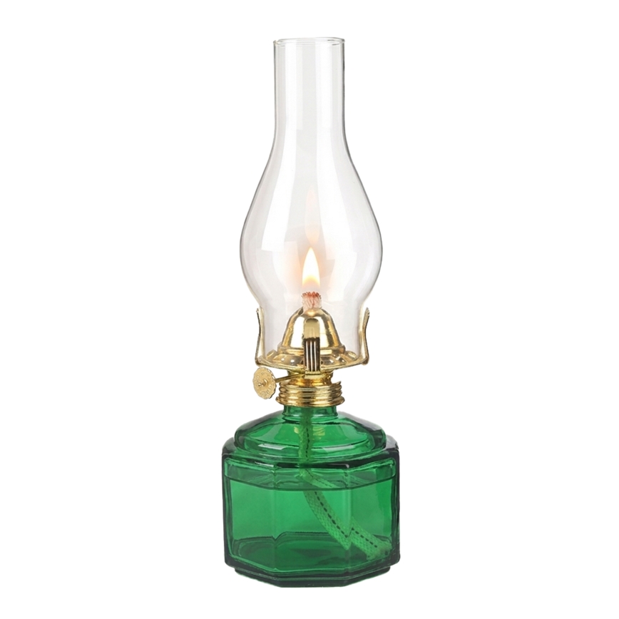 Brilagi - Petrolejová lampa MERLIN zelená