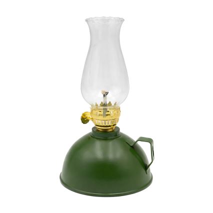 BRILAGI - Petrolejová lampa MERLIN zelená