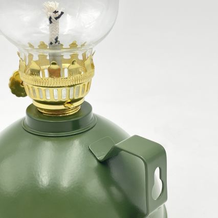 BRILAGI - Petrolejová lampa MERLIN zelená