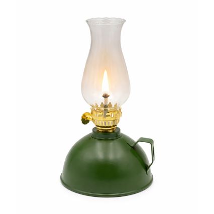 BRILAGI - Petrolejová lampa MERLIN zelená