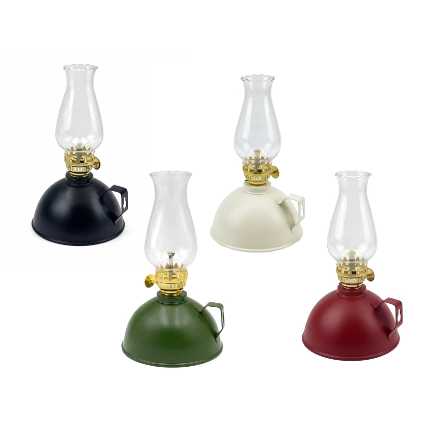 BRILAGI - Petrolejová lampa MERLIN zelená