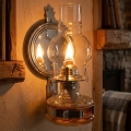 Brilagi - Petrolejová lampa se zrcadlem MERLIN lesklý chrom