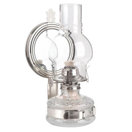 Brilagi - Petrolejová lampa se zrcadlem MERLIN lesklý chrom