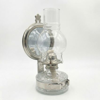 Brilagi - Petrolejová lampa se zrcadlem MERLIN lesklý chrom