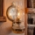 BRILAGI - Petrolejová lampa se zrcadlem MERLIN zlatá/patina