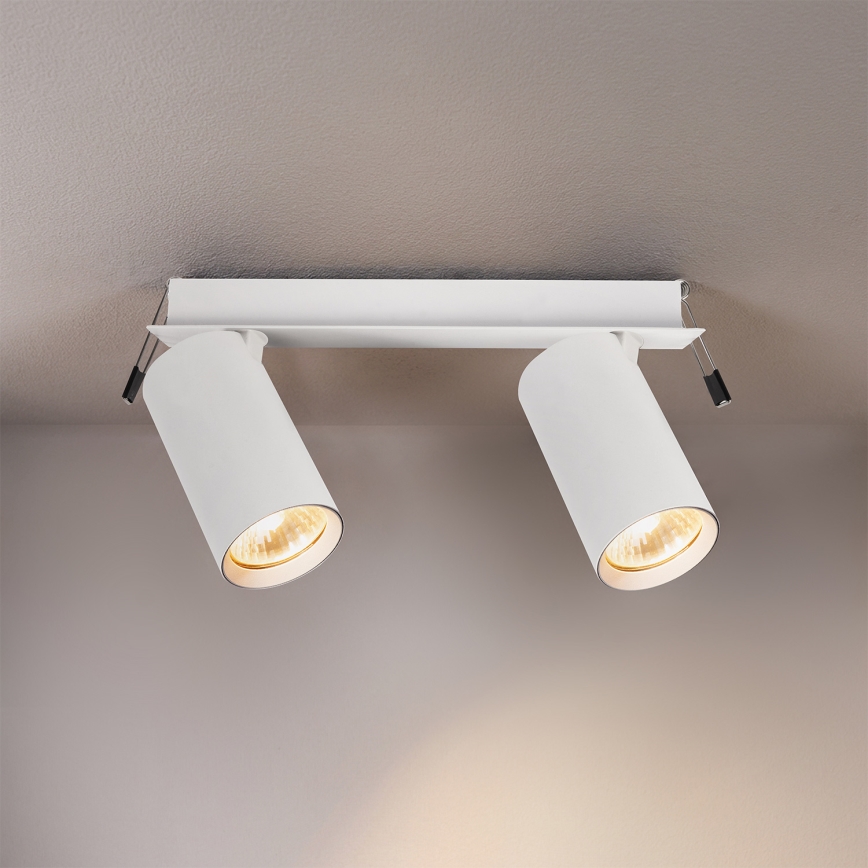 Brilagi - Podhledové svítidlo SELE 2xGU10/30W/230V bílá