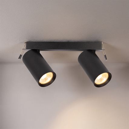 Brilagi - Podhledové svítidlo SELE 2xGU10/30W/230V černá