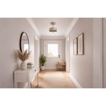 Brilagi - Přisazený lustr 1xE27/60W/230V béžová/zlatá